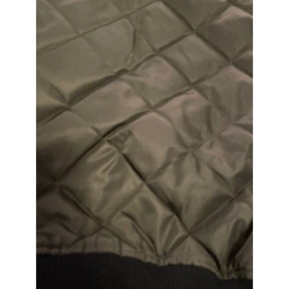 Pull & Bear Men's Olive Green‎ Bomber Jacket Size M - Picture 7 of 11